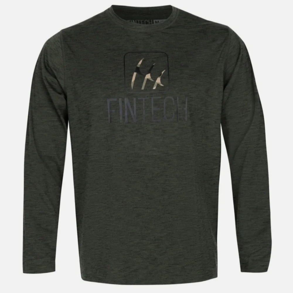 Fintech • Long Sleeve Shirt • Mens Large • Rifle Green